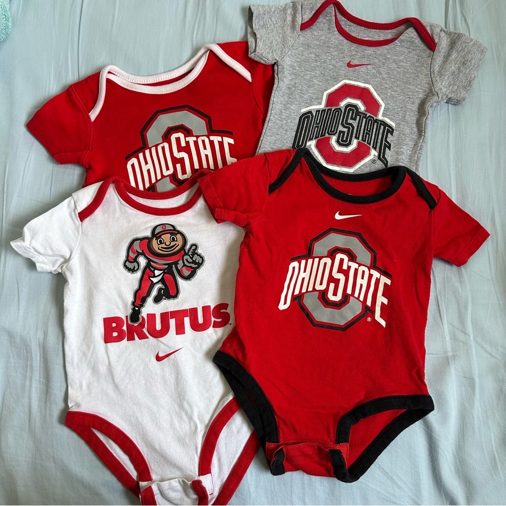Ohio State Onesies (Lot of 4)